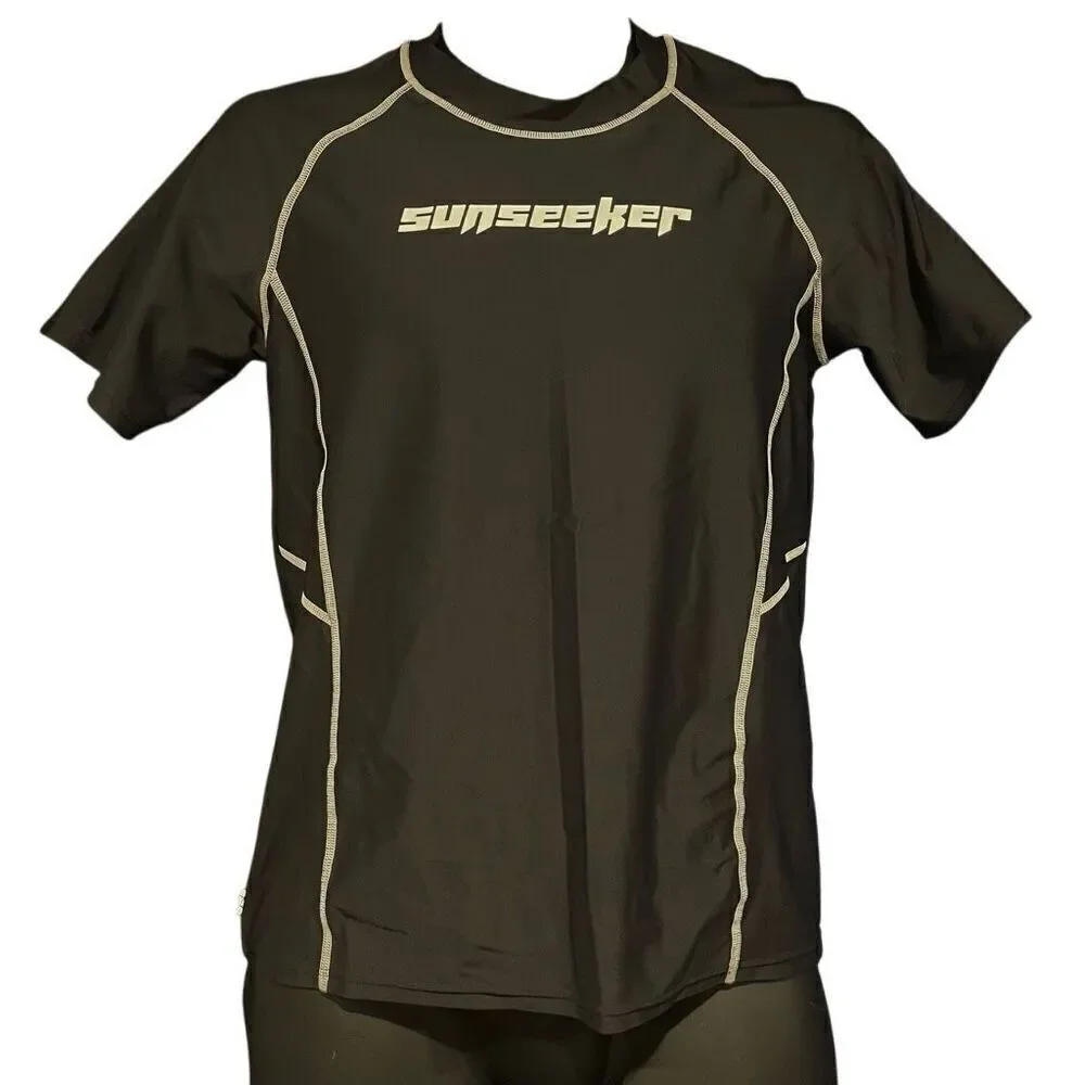 Sunseeker Swim Shirt Rash Guard UV Protection Men’s Small